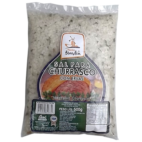 SAL GROSSO CHURRAS MOINHO BRAS 500G C/ERVAS