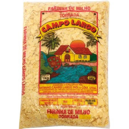Far De Milho Campo Largo 1kg Amarela