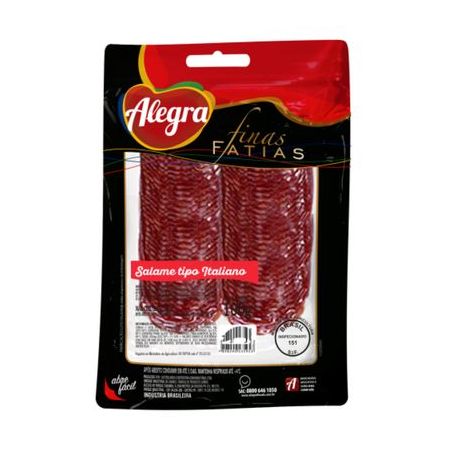 Salame Alegra Fatiado 100g Italiano