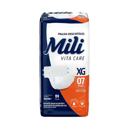 Fralda mili vita xg c/7