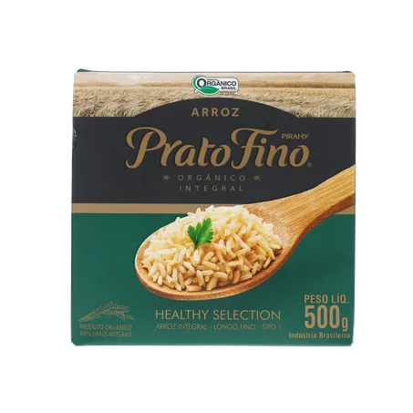 ARROZ PRATO FINO 500G ORGANICO