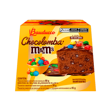 CHOCOLOMBA BAUDUCCO MMS Caixa 80 G 