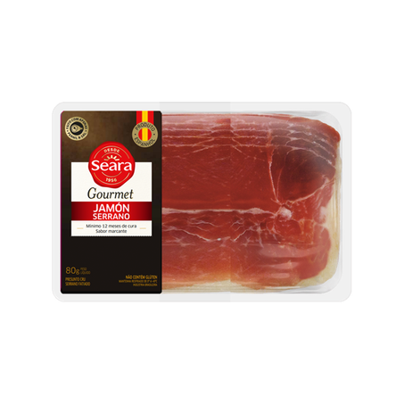 Presunto cru seara jamon serrano gourmet 80g