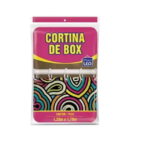 CORTINA BOX PLASTLEO ESTAMPADA 135X178MM REF615 UN