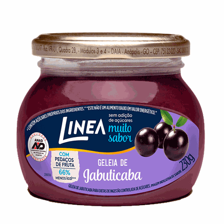 Geleia Linea 230g Zero Açucar Jabuticaba