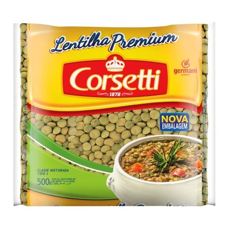Ervilha partida corsetti 500gr