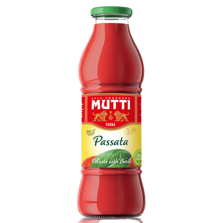 Passata de Tomate Mutti com Manjericão 700g