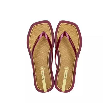 SANDALIA IPANEMA GLOW EDGE GLAM FEM.ADULTO VERM/COBRE