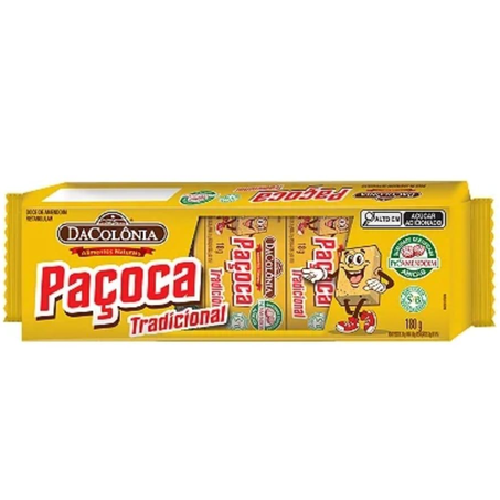 Pacoca dacolonia 18g retangular trad pcc/10