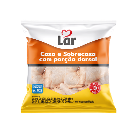 Coxas e sobrecoxas lar com porção dorsal kg