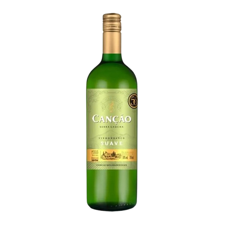 Vinho branco suave canção 750ml