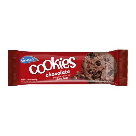 biscoito COOKIES casaredo chocolate com gotas de chocolate PACOTE 60 G