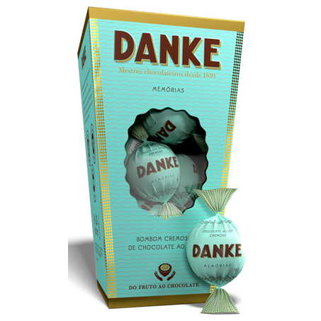 BOMBOM DANKE 162G AO LEITE