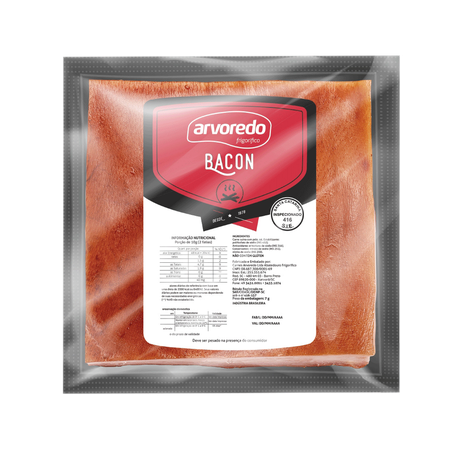 Bacon arvoredo defumado manta kg
