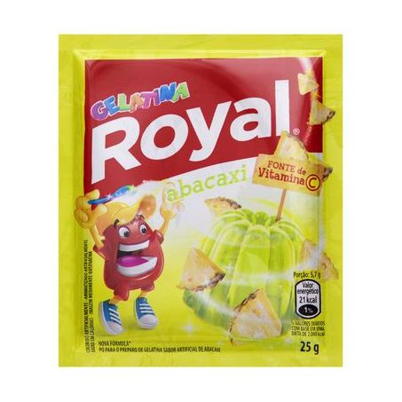Gelatina Royal Abacaxi Sachê 25G