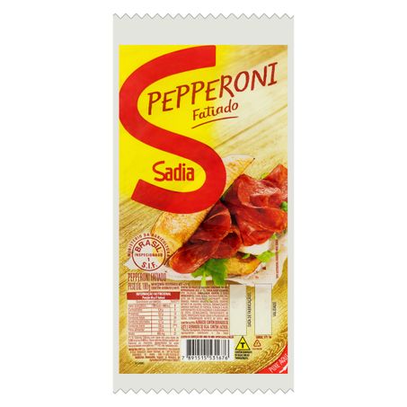 Salame pepperoni fatiado sadia