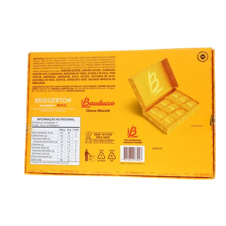 Biscoito Chocolate ao Leite Bridgerton Bauducco Ch 360-19