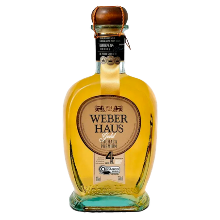 Cachaça Weber Haus Premium Gold Orgânica Gf 750 Ml