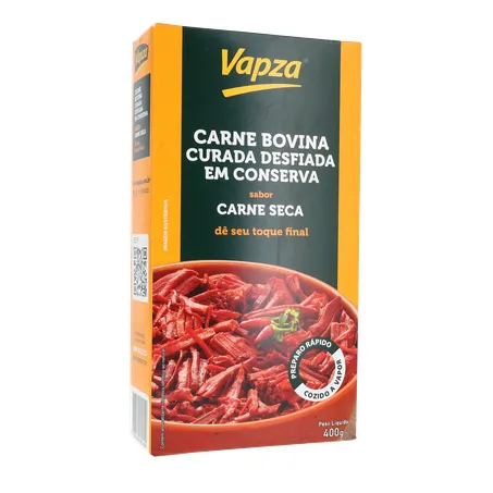 Carne Seca Vapza Desfiada E Cozida 400G 360-34