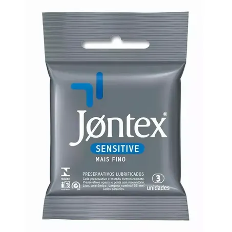 Preservativo Jontex Sensitive 3un 
 