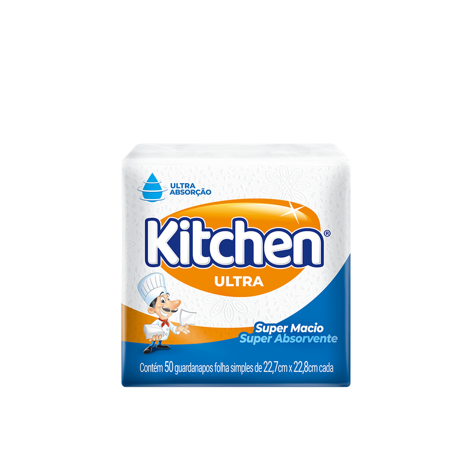 GUARDANAPO PAPEL KITCHEN ULTRA COM 50 UNIDADE