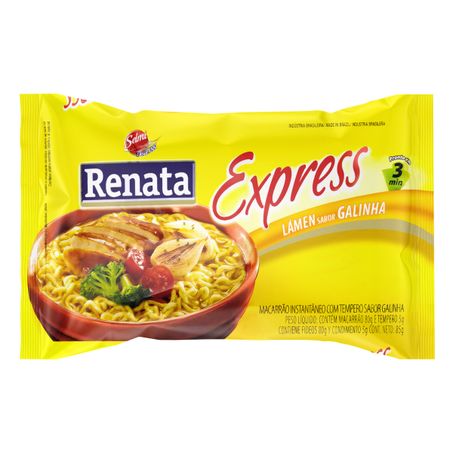 MACARRÃO INSTANTÂNEO LÁMEN GALINHA RENATA EXPRESS