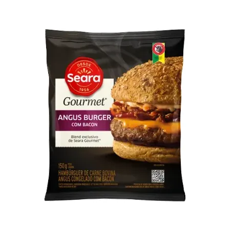 Hambúrguer Angus com Bacon Seara Gourmet 150g