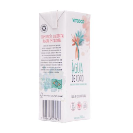 Água de Coco Vitcoco Integral Caixa 200ml 360-52