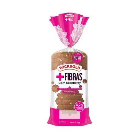 PAO + VIBRAS C/CRANBERRY WICKBOLD 400G