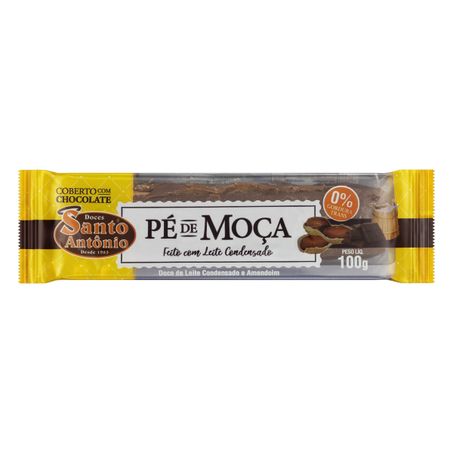Pé de moça cobertura chocolate santo antônio