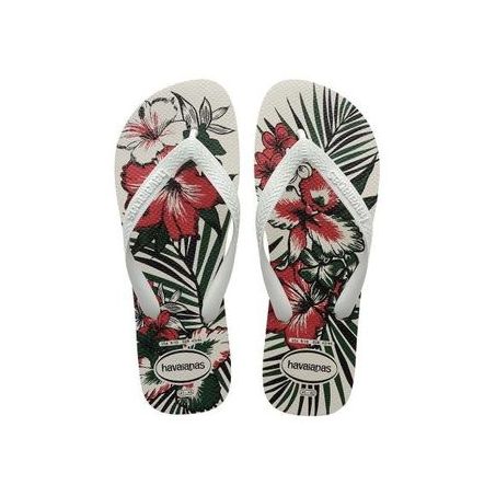 HAVAIANAS ALOHA BRANCO, BRANCO E PRETO TAMANHO: 45/46