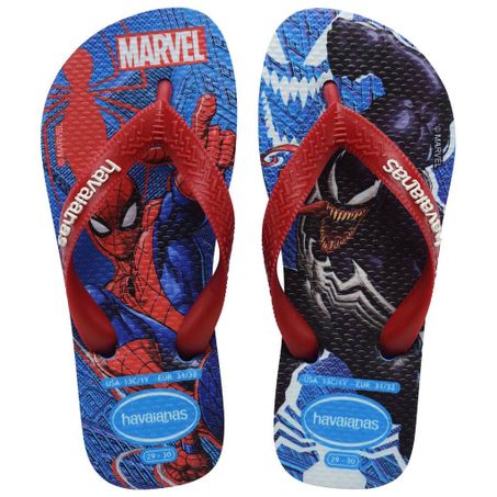 SANDÁLIAS HAVAIANAS KIDS TOP MARVEL II FC AZUL 31/32