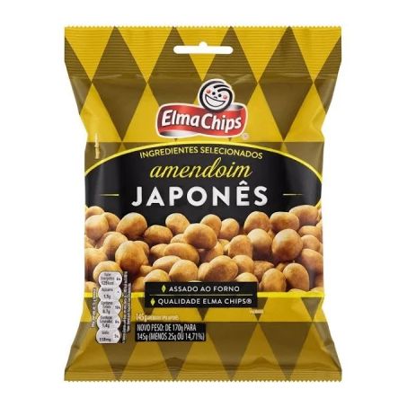 AMENDOIM E CHIPS JAPONÊS 145G