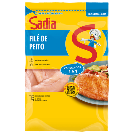 File peito de frango levida individual sem osso ao kg