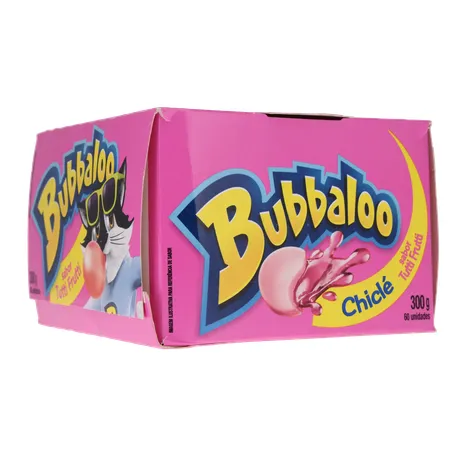 Chicle Bubbaloo Tutti Frutti 60 Unidades 5g 360-15