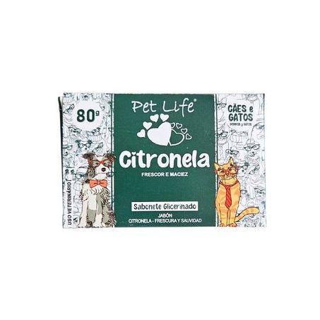 SABONETE PET LIFE CITRONELA 85G