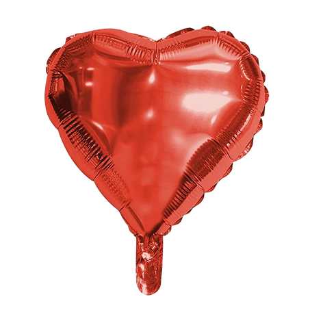 Balão Starlux Metalizado Coração Vermelho tam 18 - un