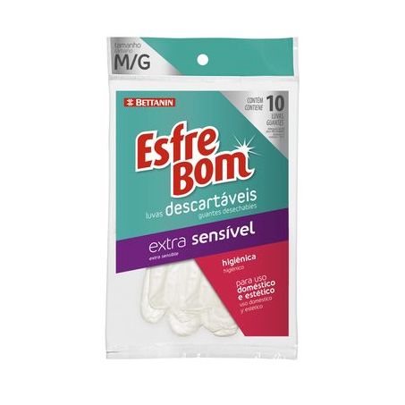 LUVA BETTANIN ESFREBOM VINIL E.SENSIVEL M/G C/20