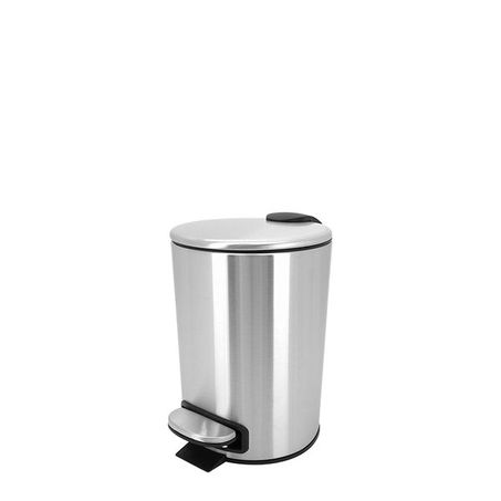 Lixeira inox pedal mimo 5l alx23096