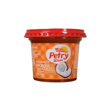Doce de fruta Petry abóbora e coco 400g