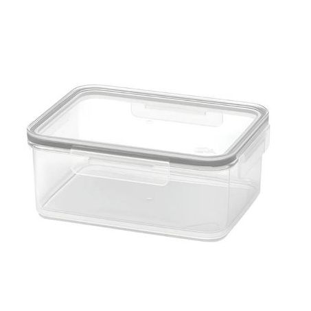 POTE EMHOUSE HERMÉTICO TRASPARENTE QUADRADO 1L