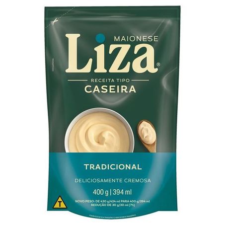 Maionese liza caseira sache 400g