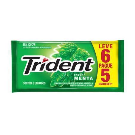 CHICLETE 5S MENTA TRIDENT 8G