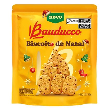 Bisc bauducco 110g natal leite c/ lasca