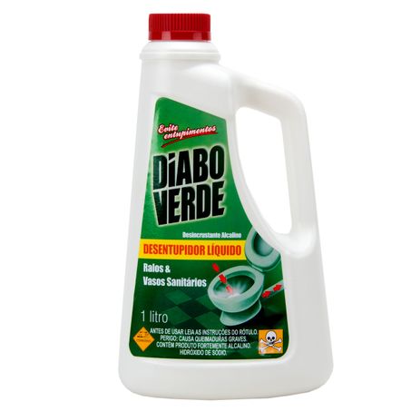 Desentupidor liquido diabo verde 1l