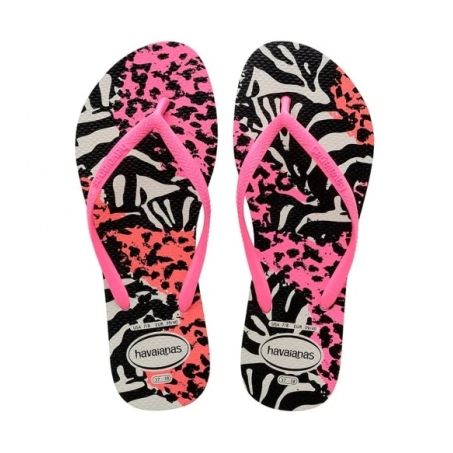 HAVAIANAS SLIM ANIMALS BCO/MARAVILHA 37/38