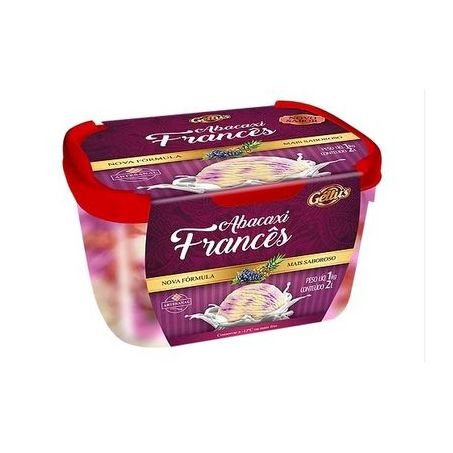 SORVETE GELLUS ABACAXI FRANCES 2L