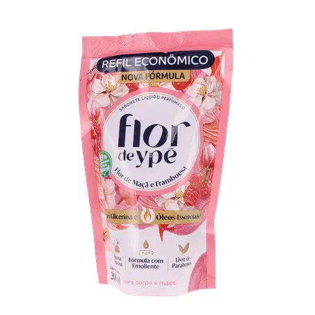 Sabonete Líquido Flor De Ypê Maça e Framboesa Rf 200ml 360-1