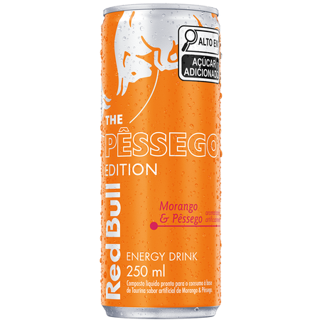 ENERGÉTICO RED BULL MORANGO&PÊSSEGO 250ML