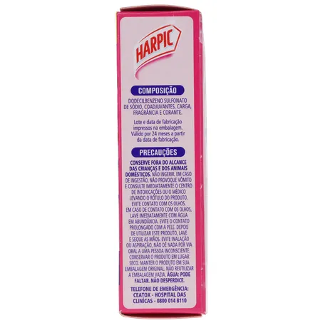 Pedra Sanitária Harpic 25g - Aroma Plus - Flores da Primavera 360-1